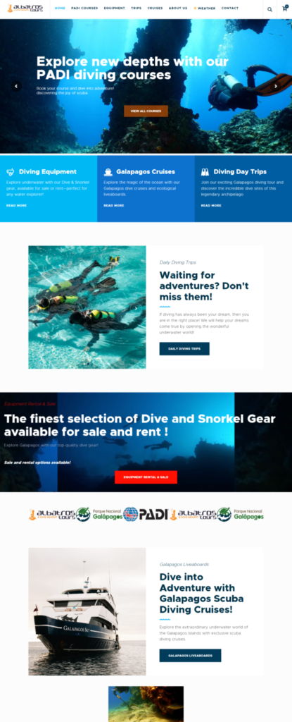 Albatrosdiveprogalapagos